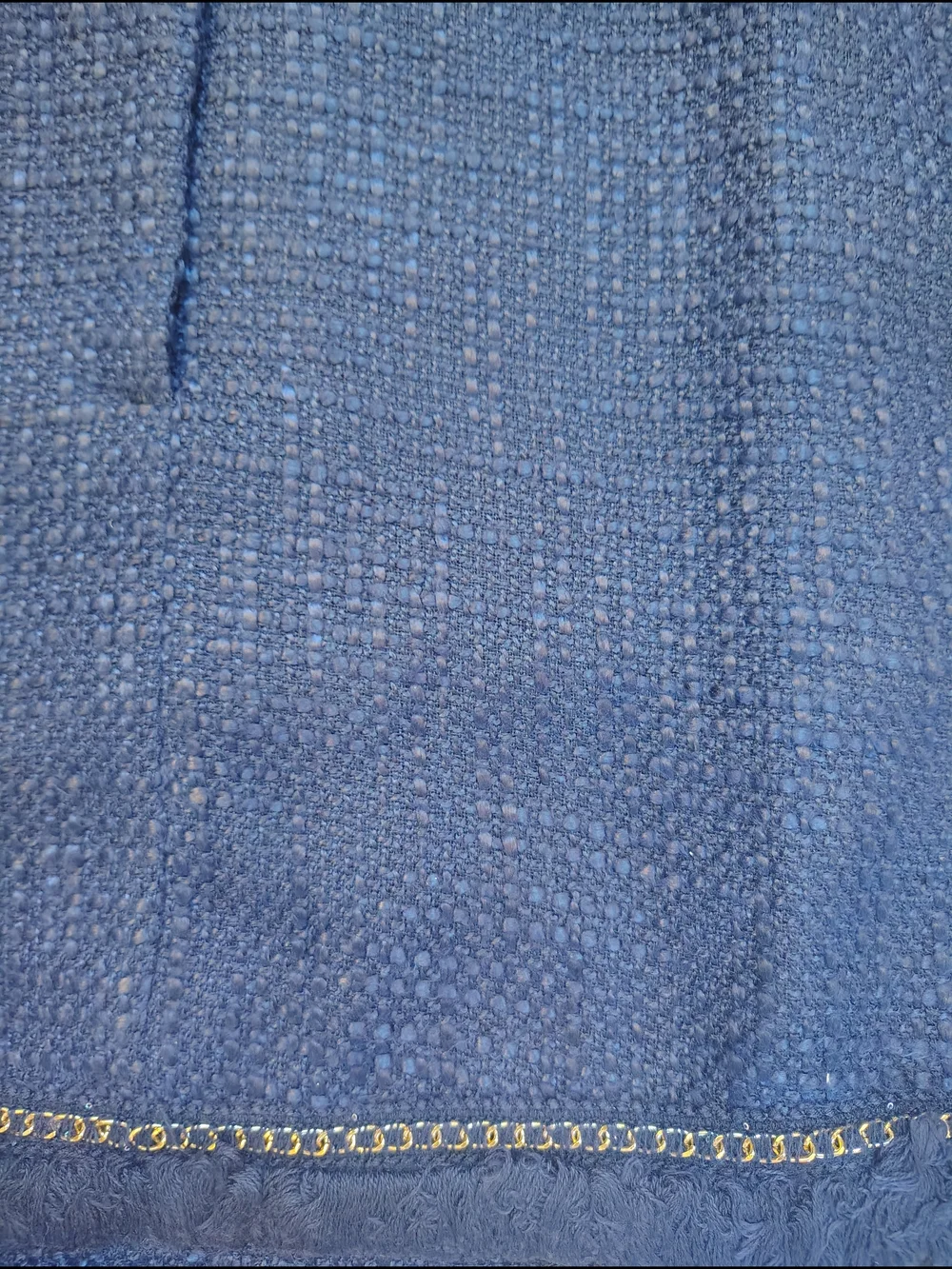 Amanda Uprichard Purple Tweed Mini Skirt with Fringe Trim Xl - Picture 3 of 11